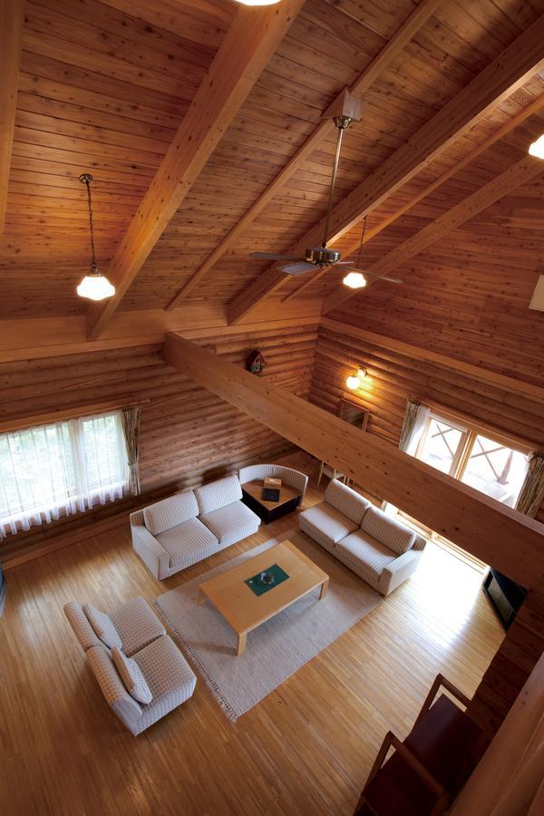 Log Hotel Larch Lake Kanayama Minamifurano Εξωτερικό φωτογραφία